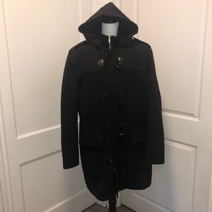 Black Rivet ladies paddington Pea Coat